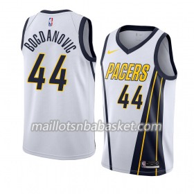 Maillot Homme Indiana Pacers Bojan Bogdanovic 44 2018-19 Nike Blanc Swingman